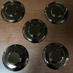4.0 だるま茶托　黒　5枚セット
の画像