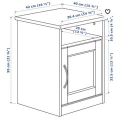 イケア　IKEA サイドテーブルの画像