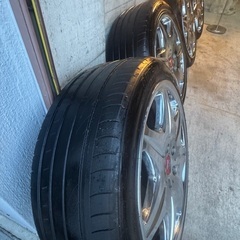 work19インチホイール　夏タイヤ付きの画像