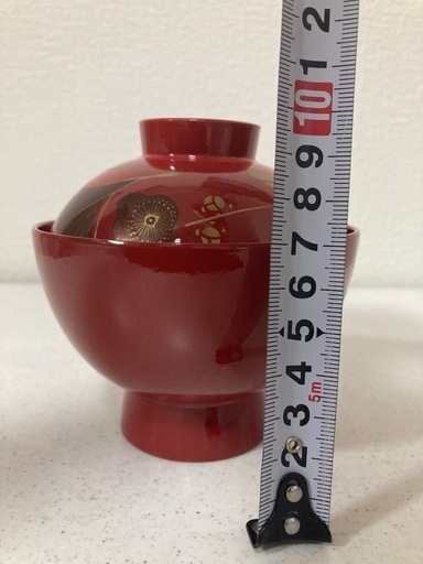 蓋付きお椀 お吸い物碗 漆器 20客セット お正月 お祝い 赤色 お正月