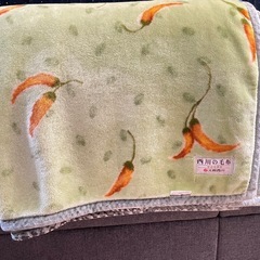 西川毛布　グリーン 毛布 シングル シングルロング
