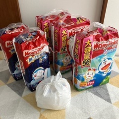 ［やりとり中］マミーポコ　昼用・夜用　ビッグ　約5袋　＋オムツ袋...