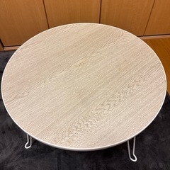 折りたたみ 丸テーブル ローテーブル