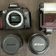 Nikon ニコン U2 AF NIKKOR 35-105mm ズームレンズ SIGMA シグマ ASPHERICAL IF 28-105m Nikon SPEEDLIGHT SB-20 4点セット 動作未確認の画像