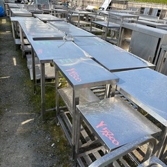 ステンレス作業台、シンク大量入荷してます❗️❗️の画像