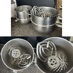 ◎N548 愛工舎製作所 AICOH ミキサー マイティ30 MT-30H 業務用 製菓 パン屋さん 200V 2004年製 付属品ボールの画像