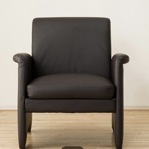 【お洒落ソファー】ニトリ　ソファー　1人掛け　革製品