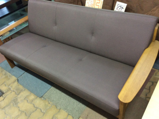 ★ カリモク 3人掛けソファー 木製家具