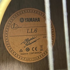 アコギ　YAMAHA LL6 ARE の画像