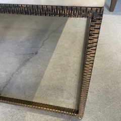 値下げしました。【人工大理石ローテーブル ホワイト】クリーニング