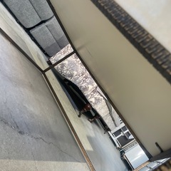 人工大理石、外國製のローテーブル 値下げしました。【人工大理石ローテーブル ホワイト】クリーニング