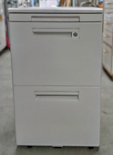 ナイキ/NAIKI ワゴン XE046HC-W 鍵付き トレー引出し付き （在庫：10）