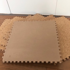 コルクマット　ジョイント式　45×45cm 8枚の画像