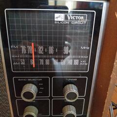 VICTOR年代物ラジオの画像