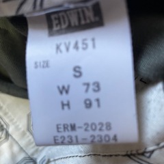 EDWINカーゴパンツの画像