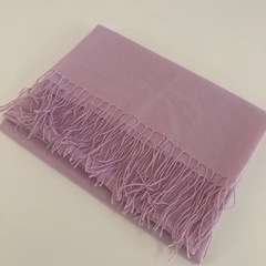 カシミヤ100% ショール　未使用品の画像