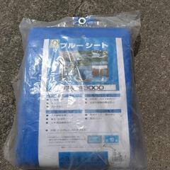 ガレージ整理　新品ブルーシート