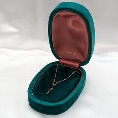 【GUCCI】662110 ラリアットネックレス 750YG☆Ａ...