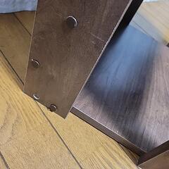 棚  ダークブラウン カラーボックスの画像