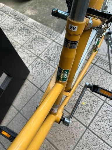 オレンジが可愛い！オシャレ自転車