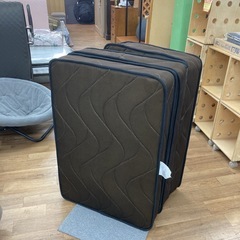 S219 ⭐ タンスのゲン [シングル］ボンネルコイルマットレス 3つ折り 3Dメッシュ USEDの画像