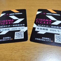 イオンシネマ映画券2枚　