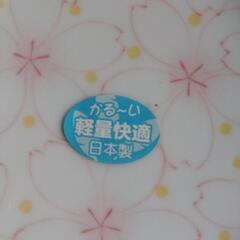 未使用かるーい軽量桜模様のお皿２枚まとめての画像