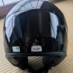 ヤマハ発動機 バイク用システムヘルメット YJ-21 メタルブラック XL（使用品）の画像