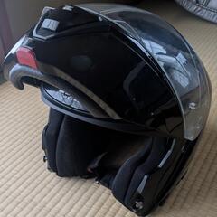 ヤマハ発動機 バイク用システムヘルメット YJ-21 メタルブラック XL（使用品）の画像