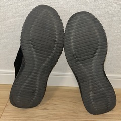 ブラック スリッポン　#スニーカー 42サイズ　26.5センチ程度の画像