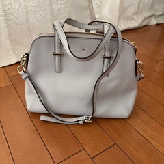 綺麗ケイトスペード　グレー2WAYバッグ