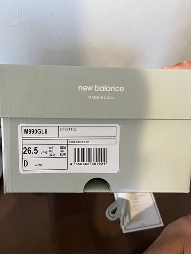 ニューバランス　New Balance M990v6　
