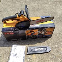 ガレージ整理　電動チエンソー