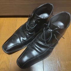 HAWKINS ビジネスシューズ　ホーキンス　メンズ　黒　ブラック　靴の画像