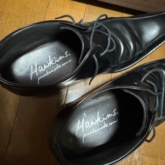 HAWKINS ビジネスシューズ　ホーキンス　メンズ　黒　ブラック　靴の画像
