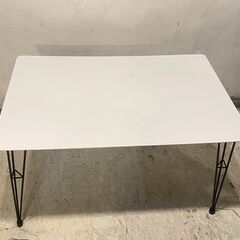 ◆🔶送料無料・設置無料有り🔶◆ニトリ 白家具 ダイニングテーブル 作業台の画像