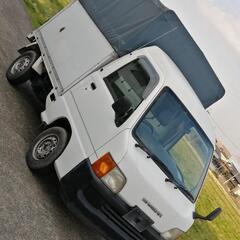 サンバートラック　赤帽　ハイルーフ　5速マニュアル　2WD 走行...