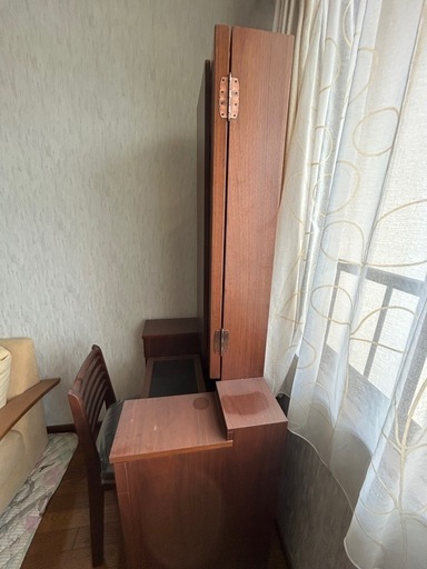 鏡台　木製ドレッサー　中古品　美品