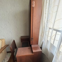 鏡台　木製ドレッサー　中古品　美品の画像