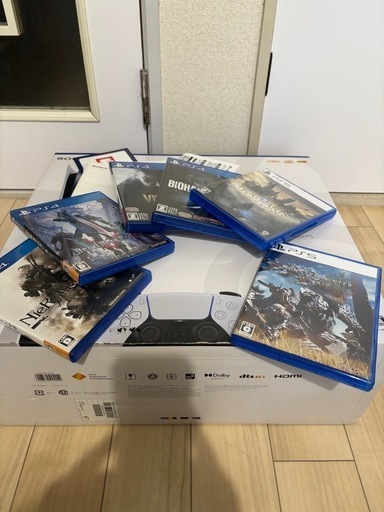 PS5 1200A本体とゲームソフトセット