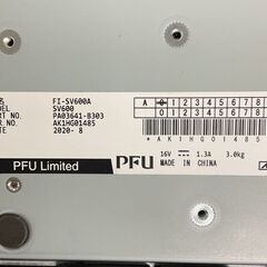 FUJITSU Scan Snap SV600 FI-SV600A スキャナー オーバーヘッド型 2020年製 【通電確認済】の画像