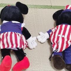 🟥ミッキー ミニー 大きなぬいぐるみの画像