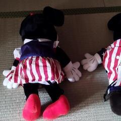 🟥ミッキー ミニー 大きなぬいぐるみの画像