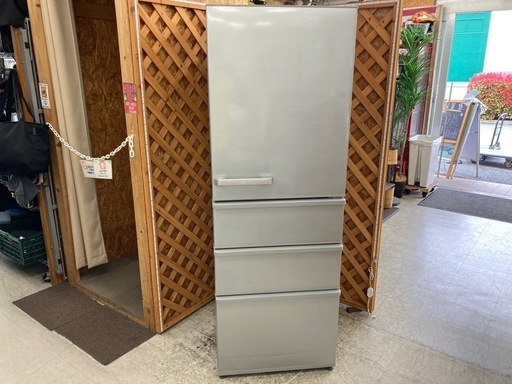 【愛品館江戸川店】保証充実 アクア 2019年製 355L 4ドア冷凍冷蔵庫 AQR-36H(S)