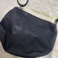 ⭐︎たくさん入る黒のショルダーバッグの画像
