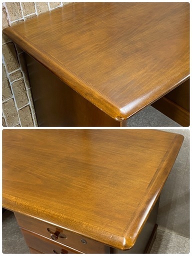 Karimoku カリモク 書斎机 デスク 片袖机 販売済み 勉強机 木製