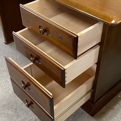 Karimoku カリモク 書斎机 デスク 片袖机 勉強机 木製 ブラウン 札幌