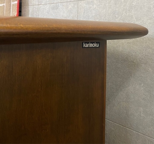 Karimoku カリモク 書斎机 デスク 片袖机 販売済み 勉強机 木製