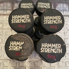 【HAMMER STRENGTH ダンベルセット】