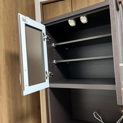 ニトリ　食器棚の画像
